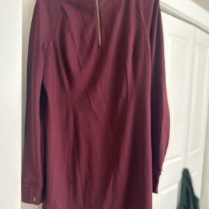 Lululemon Burgundy Long Sleeve Dress